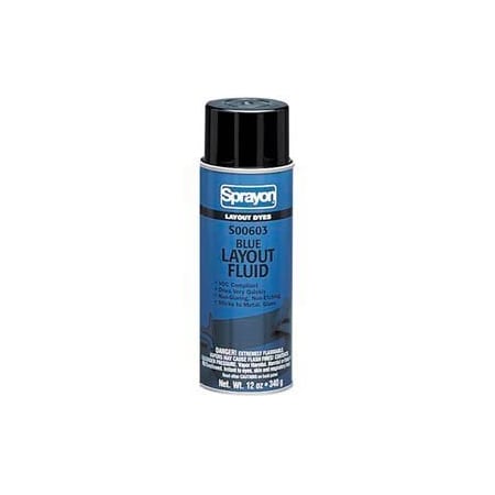 Krylon Sprayon SP603 Blue Layout Dye, 12 oz. Aerosol Can - SC0603000 - Pkg Qty 12 SC0603000